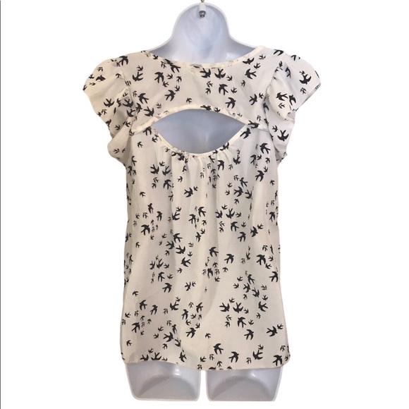 Mauve Anthropologie Bird High/Low Top Size M - Picture 2 of 3